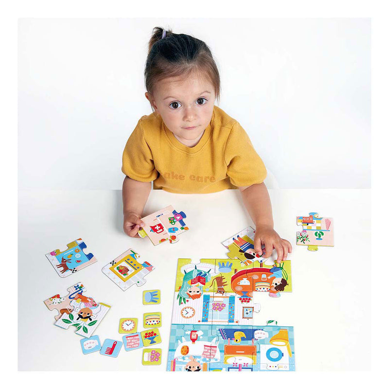 Load image into Gallery viewer, Banana panda puzzel thuis educatief speelgoed 24 stukjes karton.