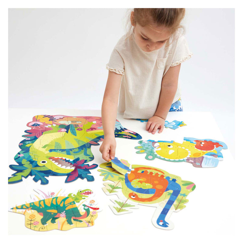 Load image into Gallery viewer, Banana panda puzzel dinosaurus