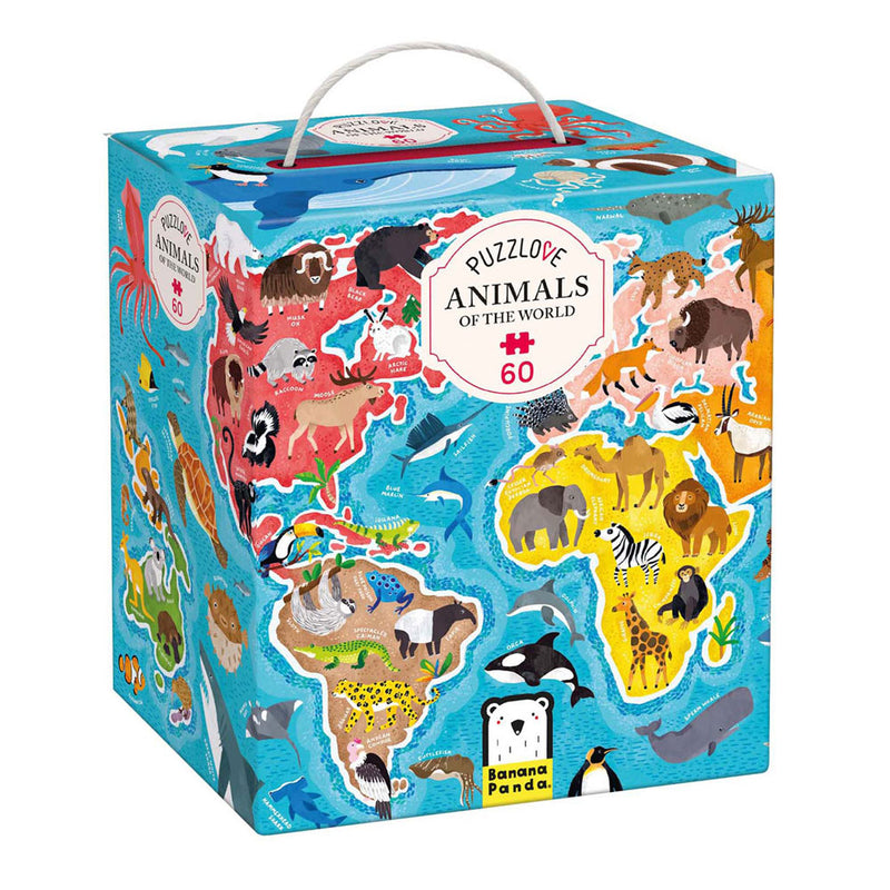 Load image into Gallery viewer, Banana panda - puzzlove dieren over de hele wereld - 60st.