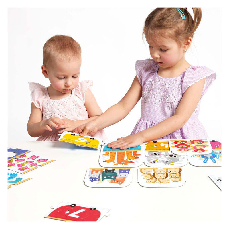 Load image into Gallery viewer, Banana panda - maak de puzzel passend nummer trein - 30st.