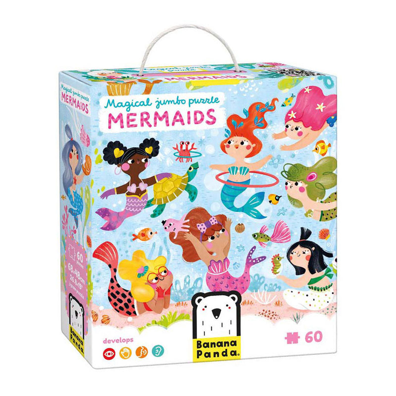 Load image into Gallery viewer, Banana panda - magical jumbo puzzel zeemeerminnen - 60st.