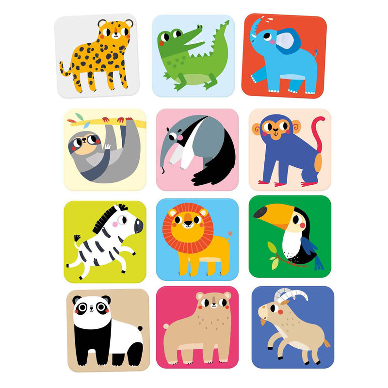 Load image into Gallery viewer, Banana panda suuuper size memory spel wilde dieren 2+