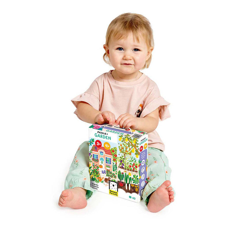 Afbeelding laden in galerijviewer, Banana panda - puzzel tuin - 40st.