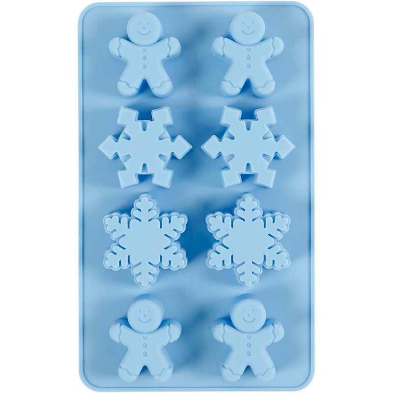 Afbeelding laden in galerijviewer, Https: www.cchobby.nl siliconen-vormen-ijskristallen-en-cookieman-h-2-5-cm-l-3-cm-b-4-5-cm-12-5-ml-1-stuk