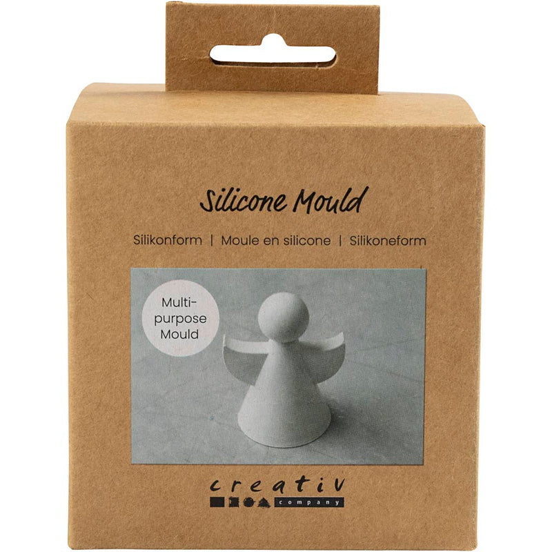 Afbeelding laden in galerijviewer, Https: www.cchobby.nl siliconen-vormen-engel-h-9-5-cm-b-7-cm-mat-transparant-1-stuk-1-doos