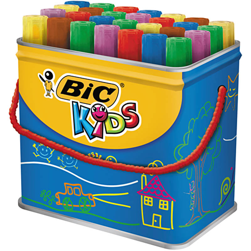 Afbeelding laden in galerijviewer, Https: www.cchobby.nl bic-decoralo-jumbo-markers-lijndikte-4-mm-diverse-kleuren-30-stuk-1-doosje