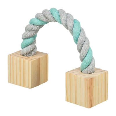 Load image into Gallery viewer, Trixie speeltouw met hout