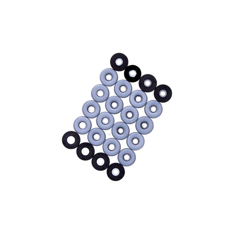 Load image into Gallery viewer, Mack 1069041 - stoeldop rubber grijs ø 23 mm 24 st pcs | 6 stuks