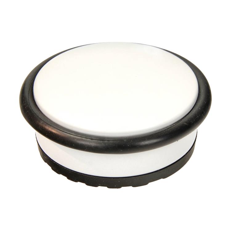 Load image into Gallery viewer, Mack 1069044 - zware deurstop wit 1,3 kg ø 95mm hoogte 35mm | 6 stuks