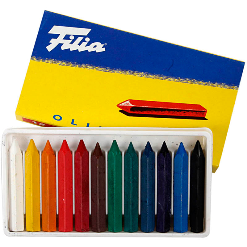 Afbeelding laden in galerijviewer, Https: www.cchobby.nl filia-oliekrijt-l-6-cm-dikte-7x7-mm-12-stuk-1-doos