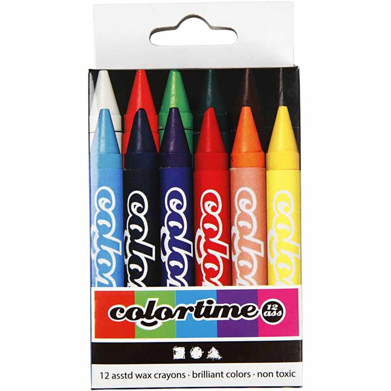 Afbeelding laden in galerijviewer, Https: www.cchobby.nl colortime-kleurkrijt-l-10-cm-dikte-11-mm-diverse-kleuren-12-stuk-1-doos