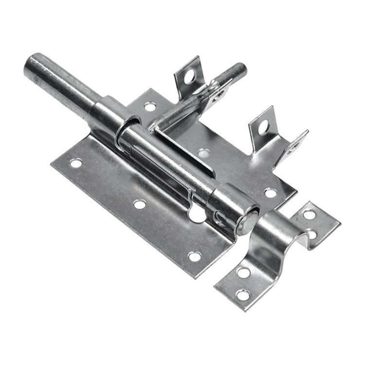 Load image into Gallery viewer, Mack 1069129 - hangslotgrendel blauw verzinkt100 mm | 5 stuks