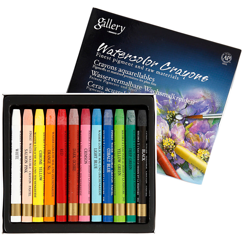 Afbeelding laden in galerijviewer, Https: www.cchobby.nl aquarelkrijt-l-9-3-cm-diverse-kleuren-12-stuk-1-doos