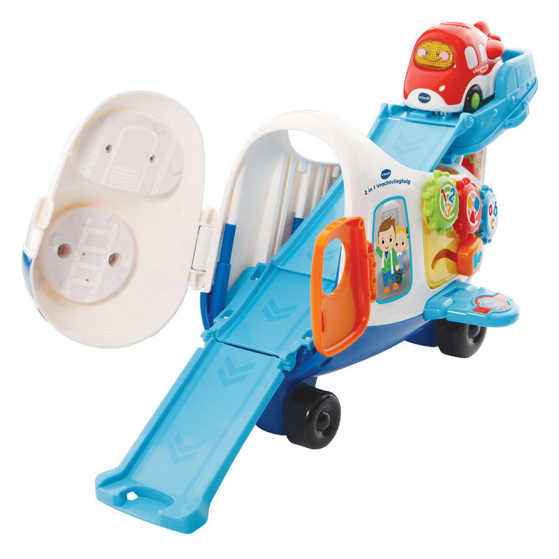Load image into Gallery viewer, Vtech toet toet auto's 2in1 vrachtvliegtuig
