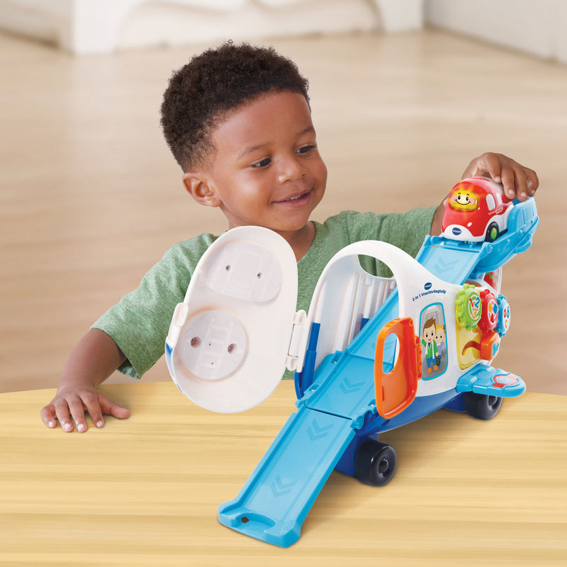 Load image into Gallery viewer, Vtech toet toet auto's 2in1 vrachtvliegtuig