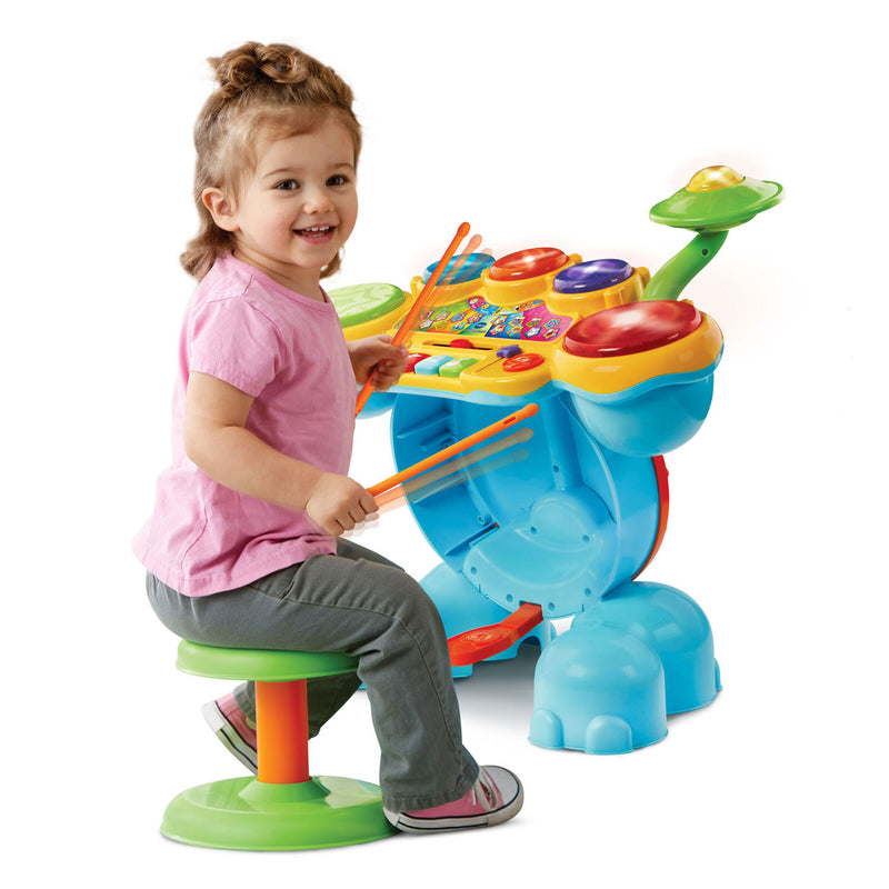 Load image into Gallery viewer, Vtech rock leer drumstel - educatief baby speelgoed - geluid en spelletjes - baby muziek instrument