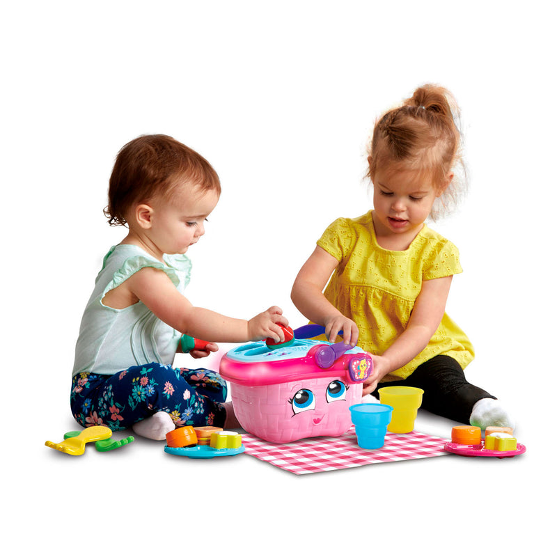 Load image into Gallery viewer, Vtech vormenpret picknickset - cadeau kinderen - educatief baby speelgoed - vormen, kleuren, etenswaren reacties - cadeau - 1 tot 4 jaar