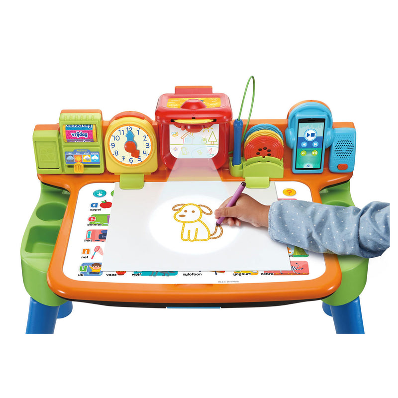 Load image into Gallery viewer, Vtech mijn magisch bureau 5 in 1 - interactief speelgoed - kinder bureau - peuter tafel - voor jongens meisjes