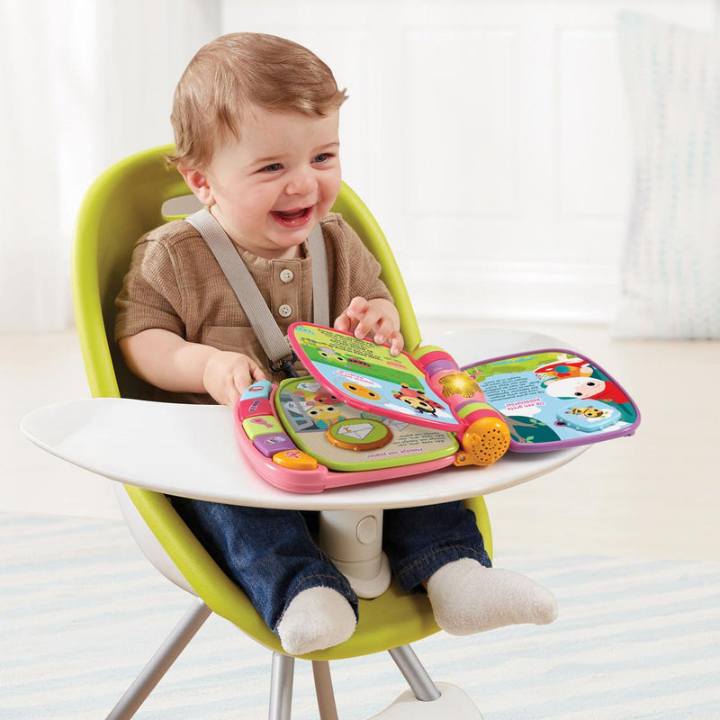 Load image into Gallery viewer, Vtech dierenvriendjes liedjesboek roze