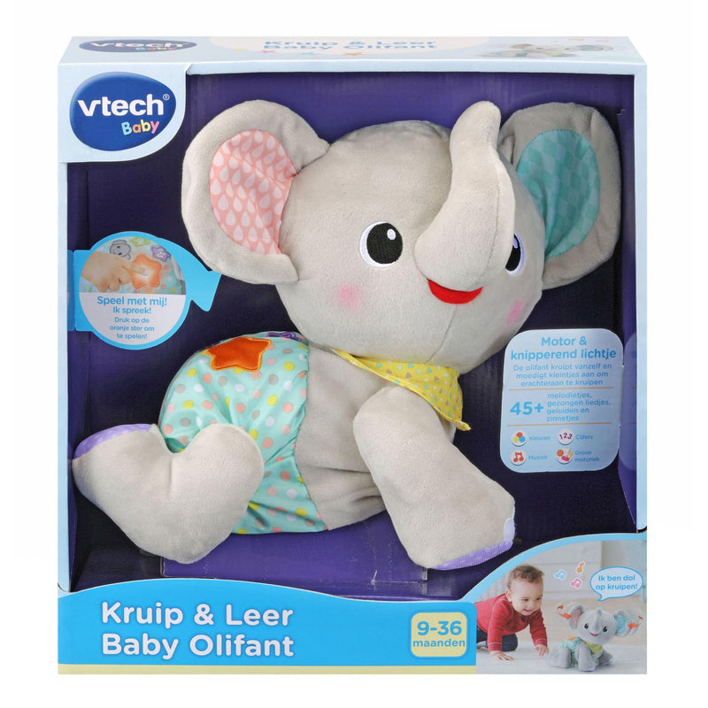 Load image into Gallery viewer, VTech Kruip Leer Olifant