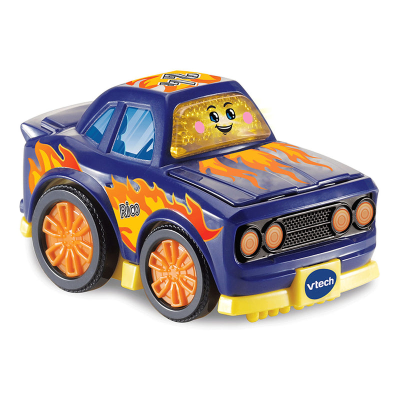 Afbeelding laden in galerijviewer, Vtech toet toet auto’s rico raceauto – speelgoed auto – met licht- en geluidseffecten – blauw – cadeau - 1 tot 5 jaar