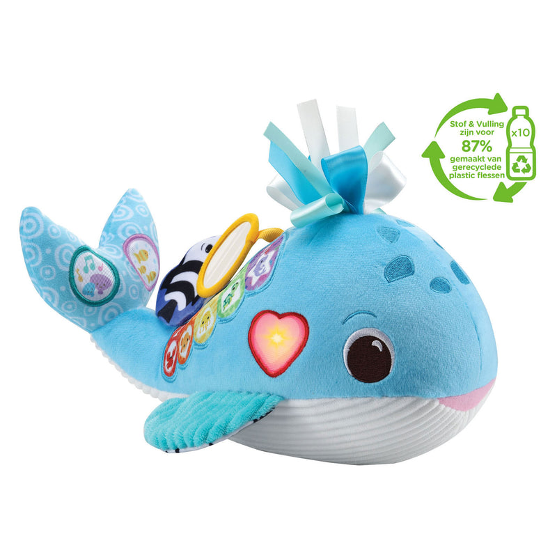 Load image into Gallery viewer, Vtech Green Knuffel en Leer Walvis