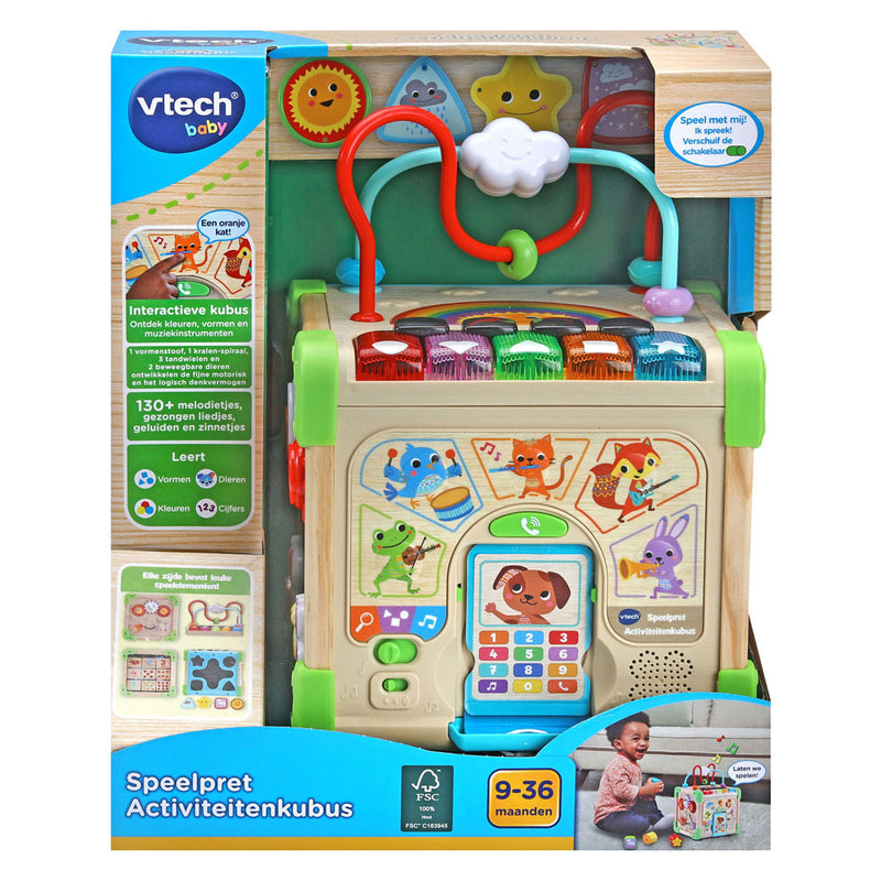 Load image into Gallery viewer, Vtech Green Speelpret Activiteitenkubus