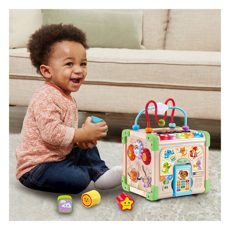Load image into Gallery viewer, Vtech Green Speelpret Activiteitenkubus