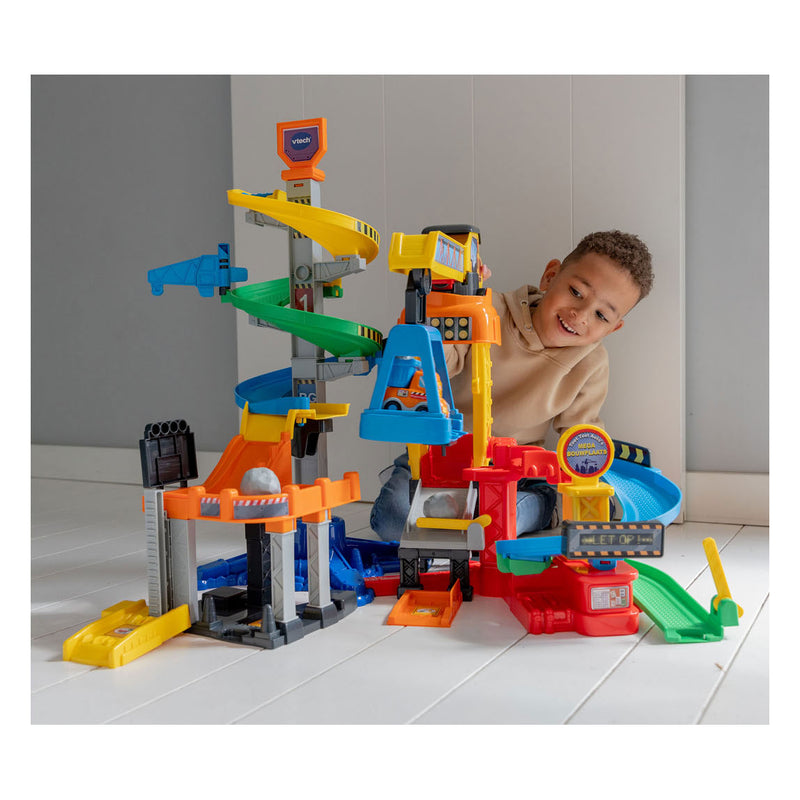 Load image into Gallery viewer, Vtech toet toet auto's mega bouwplaats speelset - met speelgoed auto - educatief en interactief baby speelgoed - cadeau - vanaf 1 tot 5 jaar