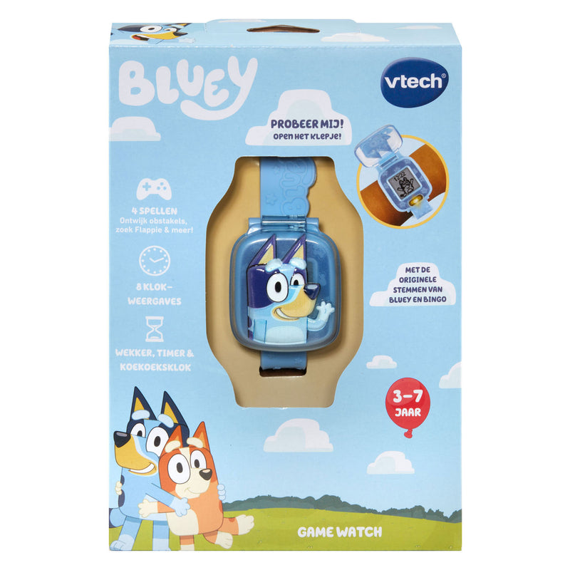 Load image into Gallery viewer, Vtech bluey learning watch - orginele stemmen van bluey bingo - educatief speelgoed - speel spelletjes - leer klokkijken - vanaf 3 tot 7 jaar