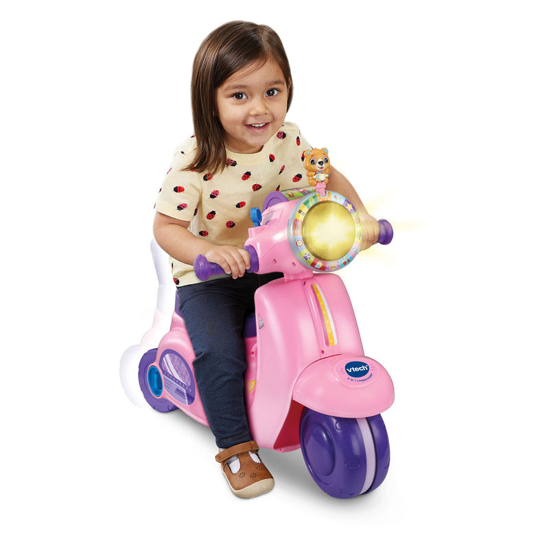 Load image into Gallery viewer, Vtech 2in1 loopscooter roze