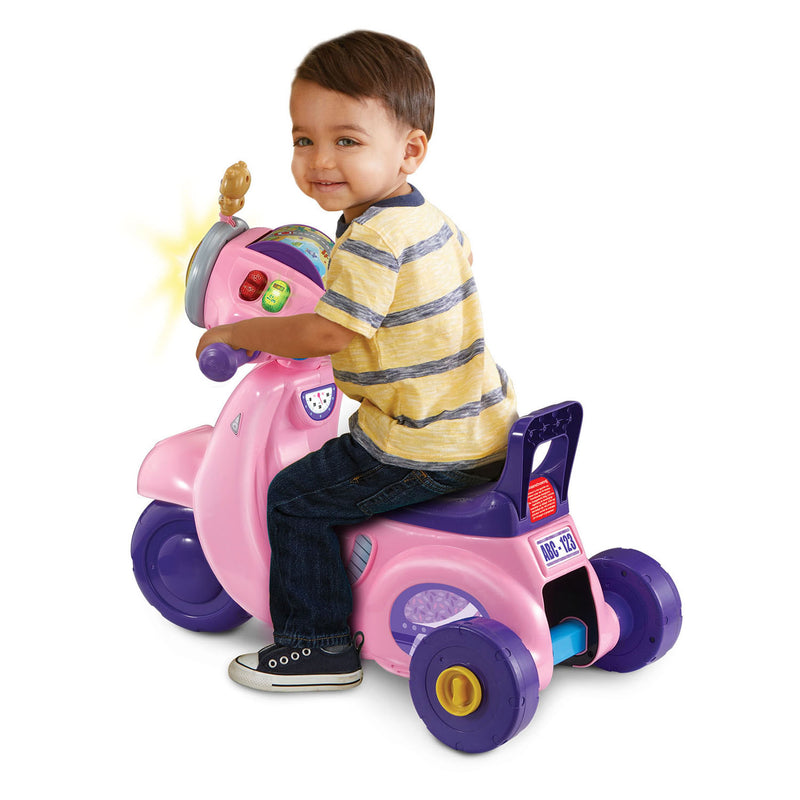 Load image into Gallery viewer, Vtech 2in1 loopscooter roze
