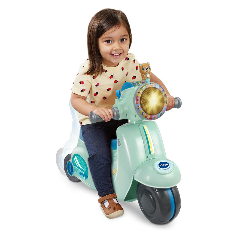 Load image into Gallery viewer, Vtech 2in1 loopscooter blauw