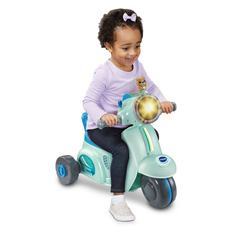 Load image into Gallery viewer, Vtech 2in1 loopscooter blauw