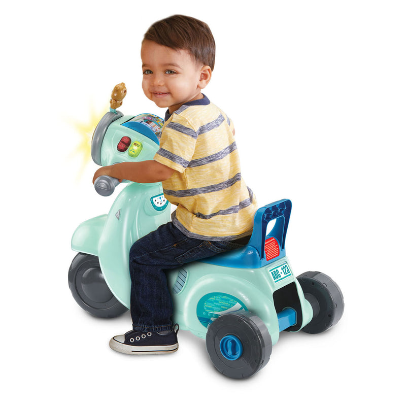 Load image into Gallery viewer, Vtech 2in1 loopscooter blauw