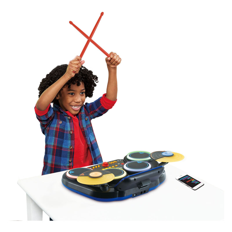 Load image into Gallery viewer, Vtech kidi dj drums - interactief speelgoed - stimuleert creativiteit - inclusief opname functie bluetooth - speelgoed vanaf 6 jaar
