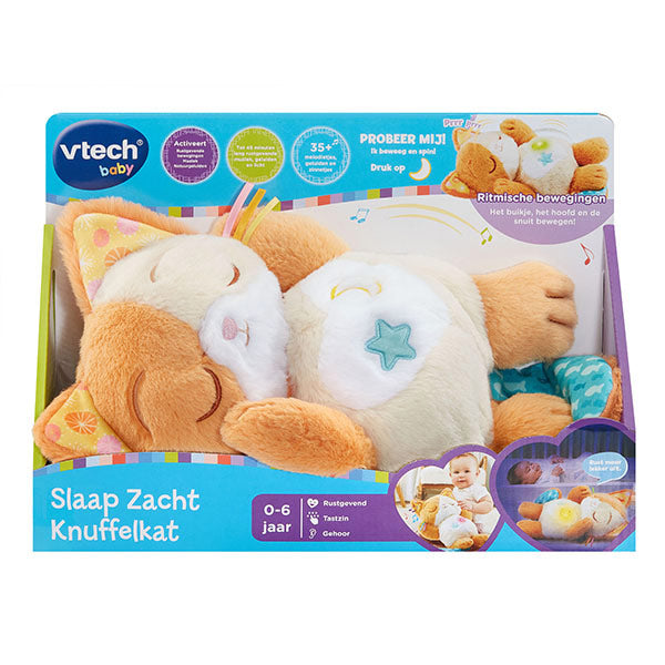 Load image into Gallery viewer, Vtech slaap zacht knuffelkat - knuffel - inclusief slaapgeluidjes, melodietjes ademhalingsbewegingen