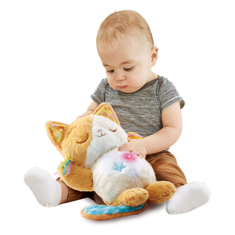Afbeelding laden in galerijviewer, Vtech slaap zacht knuffelkat - knuffel - inclusief slaapgeluidjes, melodietjes ademhalingsbewegingen
