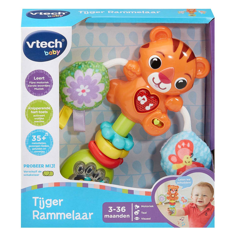 Load image into Gallery viewer, Vtech tijger rammelaar met geluid