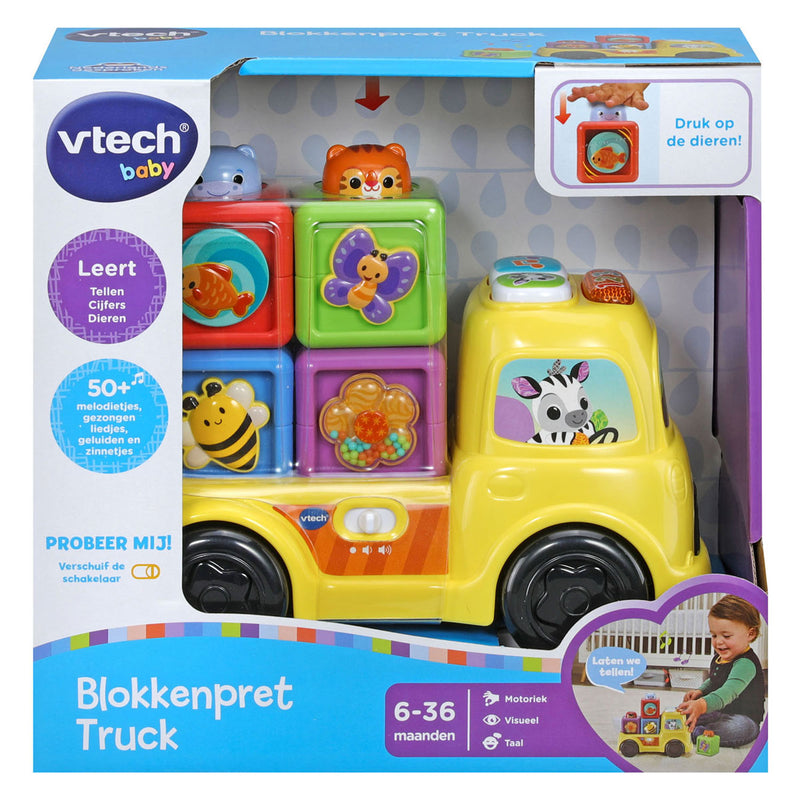 Load image into Gallery viewer, Vtech blokkenpret truck blokkenpret truck