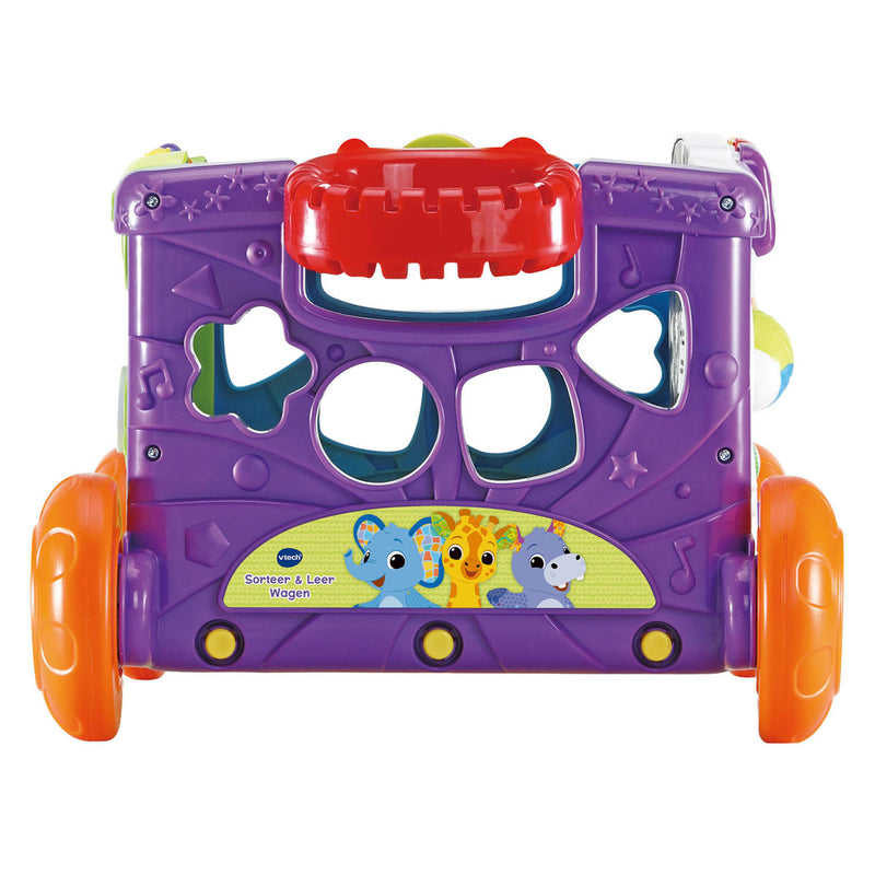 Load image into Gallery viewer, Vtech sorteer en leer wagen