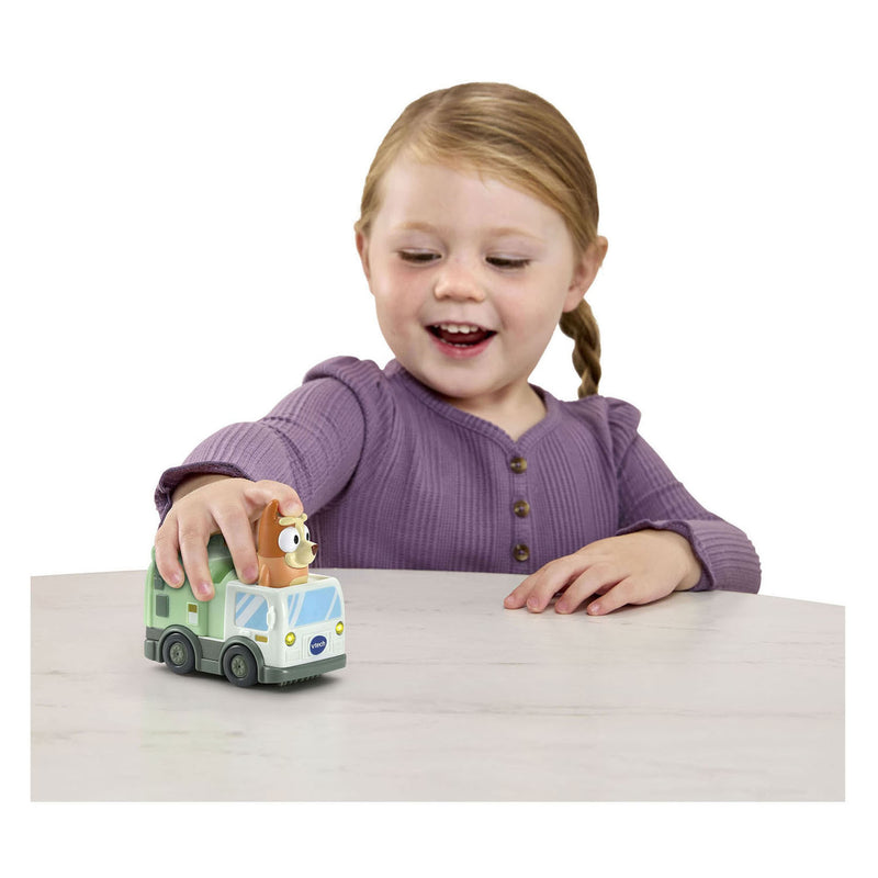 Load image into Gallery viewer, Vtech toet toet auto's bluey - bingo vuilniswagen