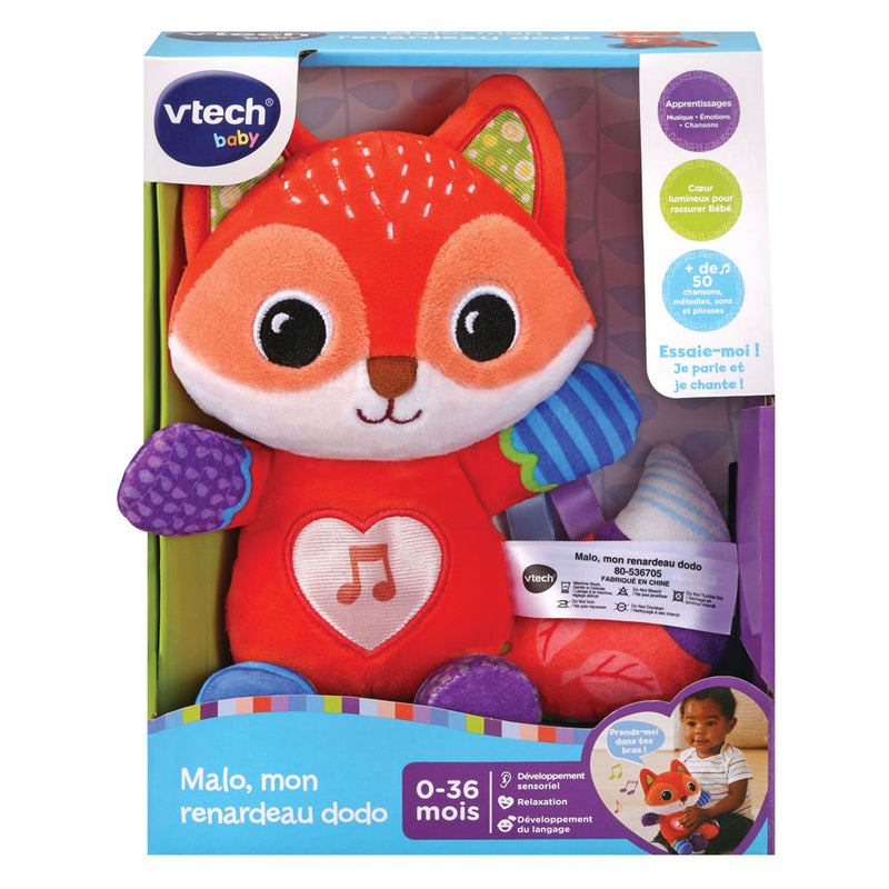 Load image into Gallery viewer, Vtech malo, mijn kleine vos interactieve knuffel franstalig