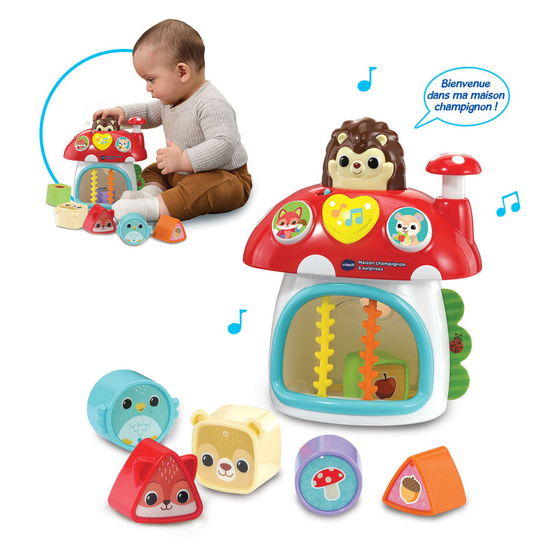 Load image into Gallery viewer, Vtech baby paddenstoel met verrassingen