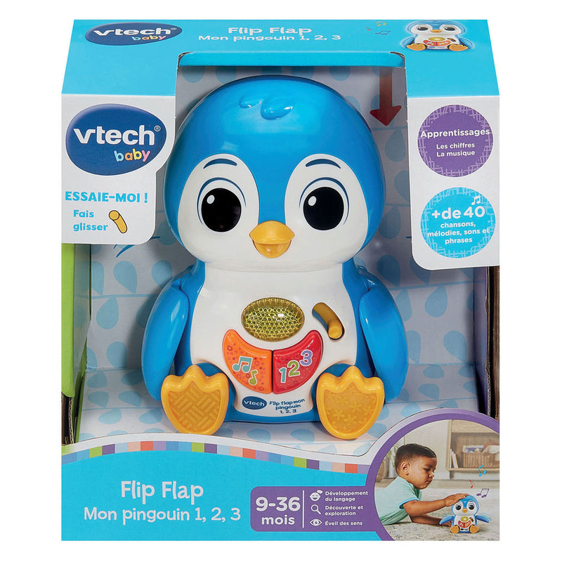 Load image into Gallery viewer, Vtech baby flip flap pinguïn 1-2-3