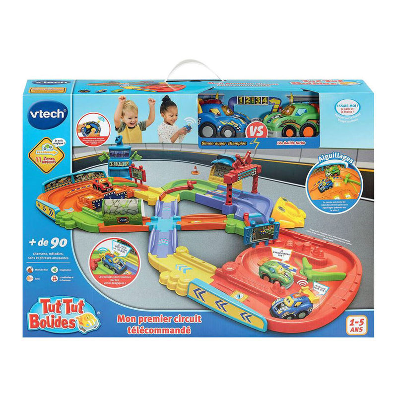 Load image into Gallery viewer, Vtech toet toet auto's- mijn eerste interactieve circuit incl. 2 auto's