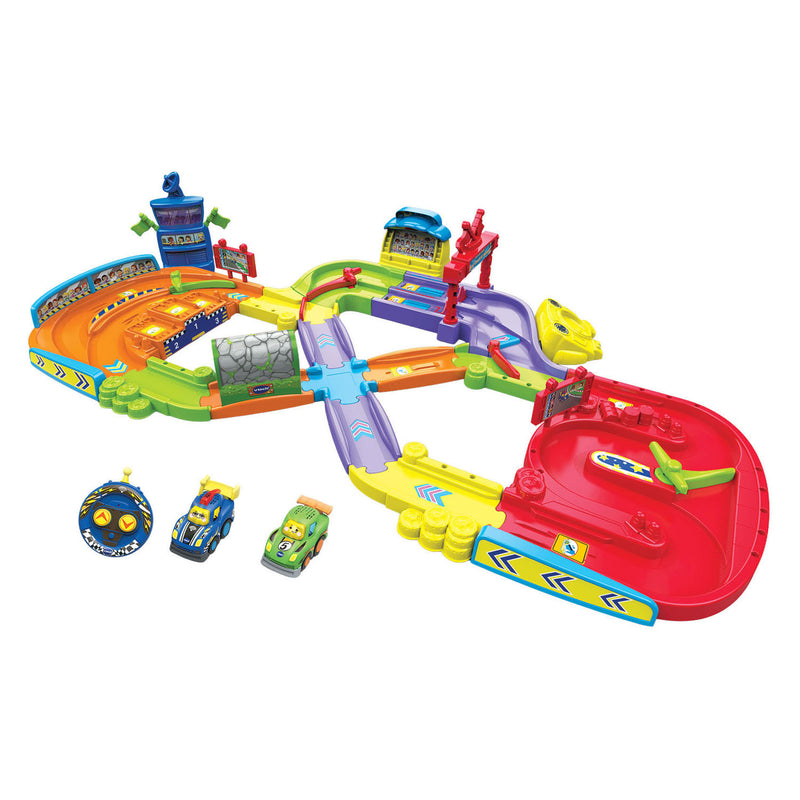 Load image into Gallery viewer, Vtech toet toet auto's- mijn eerste interactieve circuit incl. 2 auto's