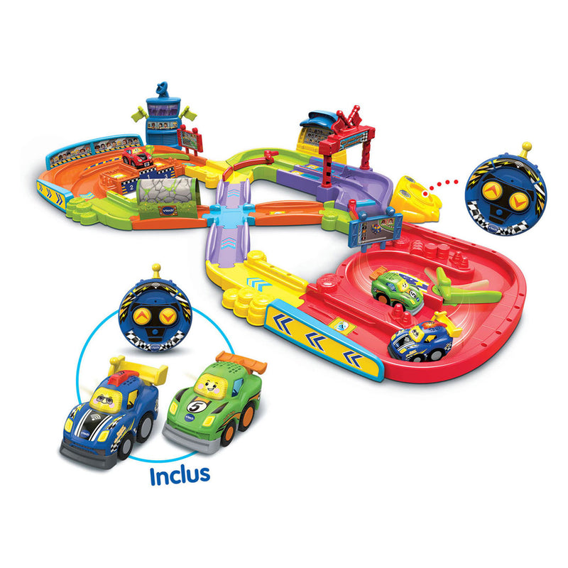 Load image into Gallery viewer, Vtech toet toet auto's- mijn eerste interactieve circuit incl. 2 auto's