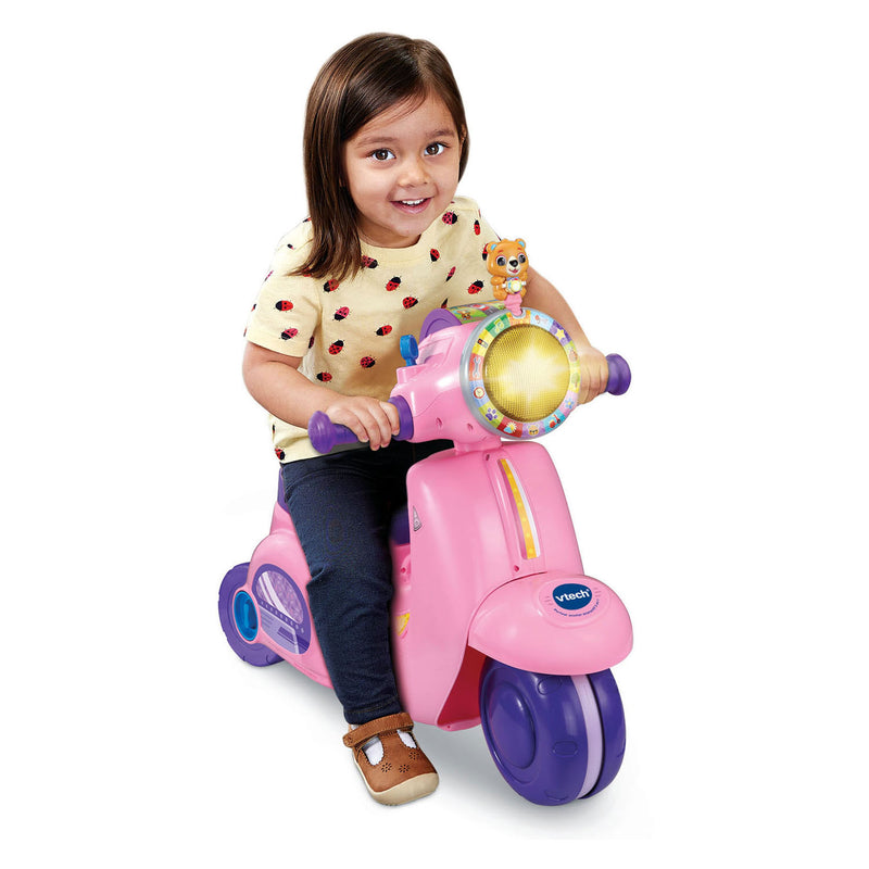Load image into Gallery viewer, Vtech baby 2-in-1 loopfiets scooter - roze
