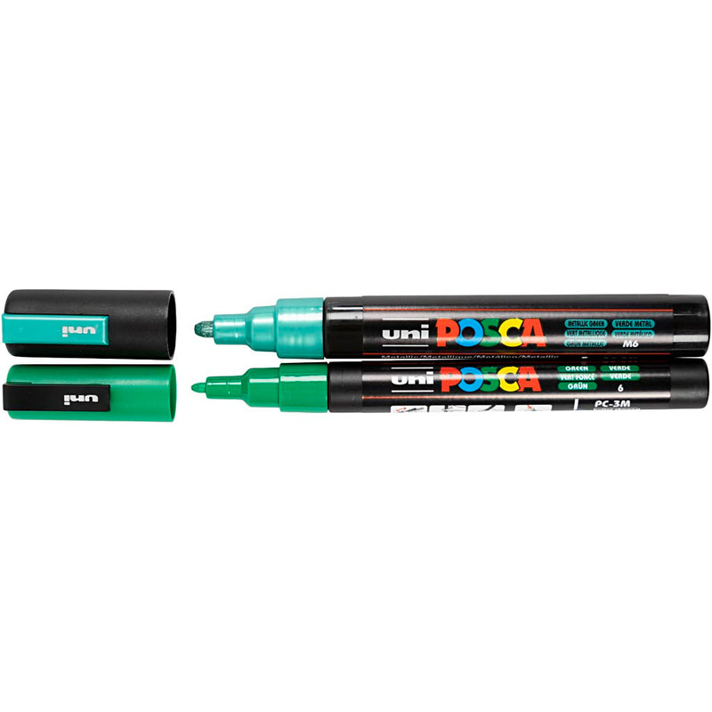 Afbeelding laden in galerijviewer, Https: www.cchobby.nl posca-marker-afm-pc-5m-pc-3m-lijndikte-0-9-1-3-2-5-mm-diverse-kleuren-12-div-1-doos
